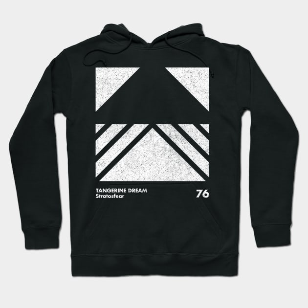 Tangerine Dream / Stratosfear / Minimal Graphic Design Tribute Hoodie by saudade